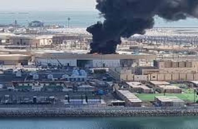 آتش سوزی در قطر