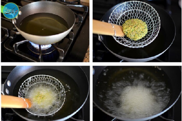 سرخ کردن فلافل