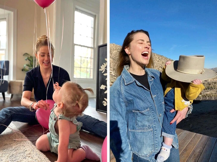 امبر هرد صاحب دختر شد؛ هالیوود را ترک کرد/ عکس