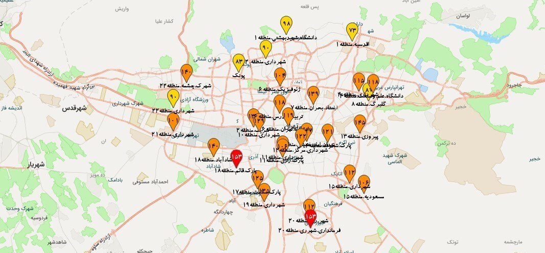 تنفس هوای "ناسالم برای گروههای حساس" برای چهارمین روز متوالی