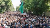آیین تشییع شهید مدافع امنیت «سجاد امیری» در کرمانشاه برگزار شد