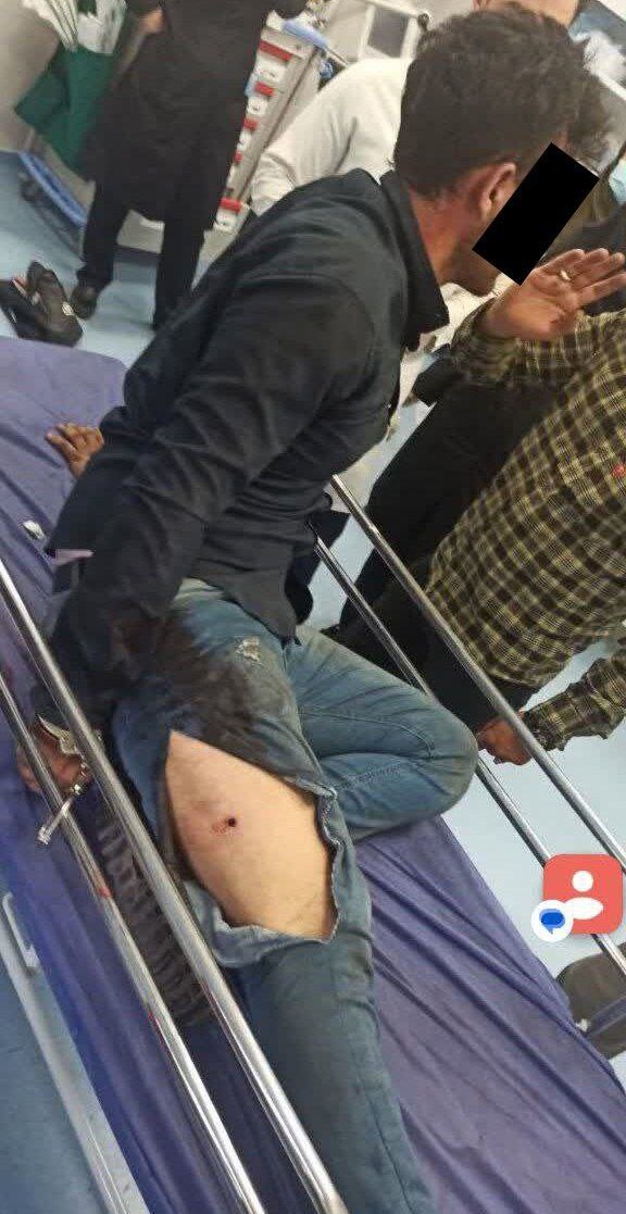 اولین تصویر از تیراندازی در ونک؛ جای برخورد گلوله را ببینید/ عکس