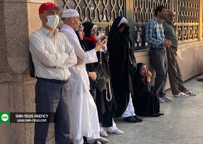 قبرستان بقیع شلوغتر از گذشته / حسرت بانوان پشت درهای بقیع + تصاویر