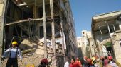 مرگ یک نفر در انفجار ساختمانی در جوانمرد قصاب/ خروج ۱۹ تن از زیرآوار