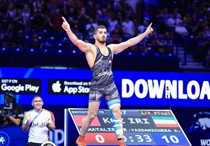 کشتی آزاد , امیرمحمد یزدانی , محمدحسین کنعانیزادگان , کشتی , جام جهانی فوتبال ,