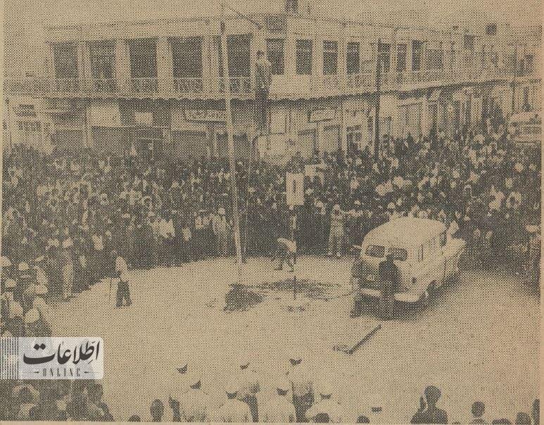 اعدام در فلکه ۳۰ متری اهواز/ عکس