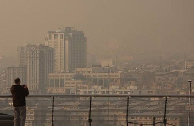 جزئیاتی از وضعیت آلودگی هوای تهران
