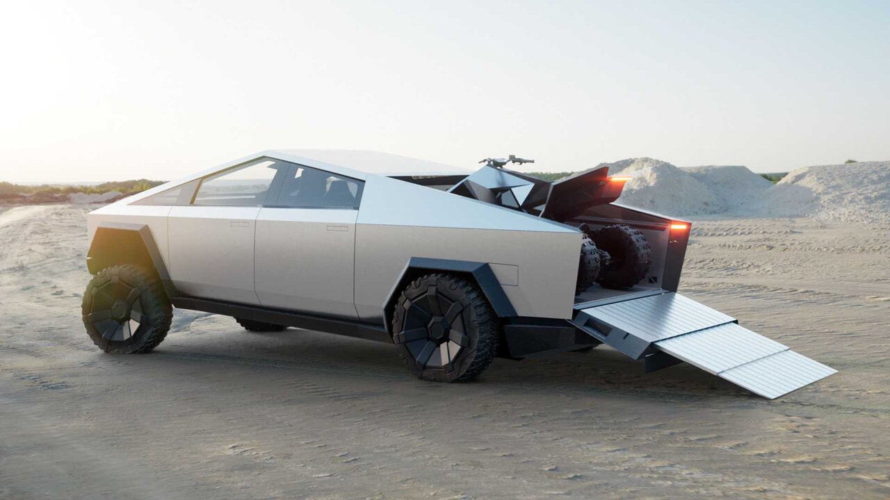 خودرو سایبرتراک به قایق بدل میشود!