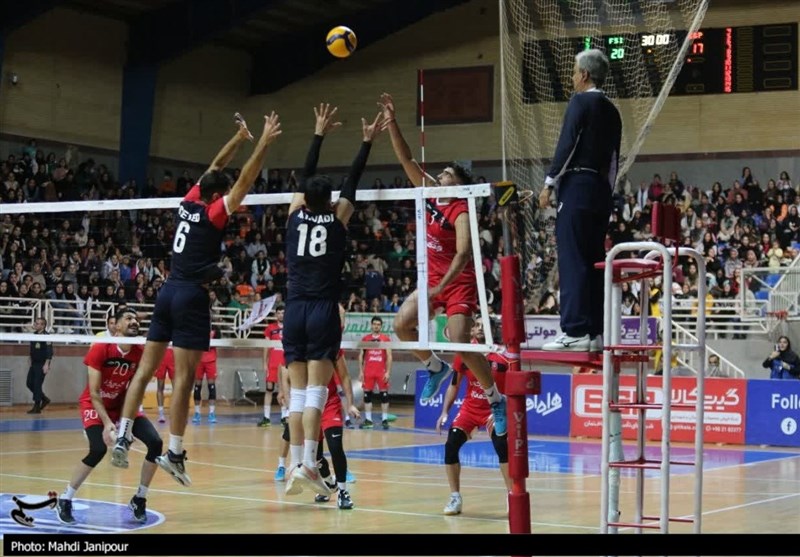 عکسی از یک بازی والیبال