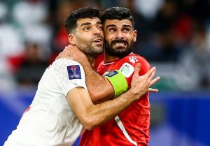 عکسی از مهدی طارمی در دیدار تیم ملی ایران وفلسطین
