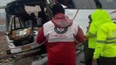 تصادف زنجیره‌ای در اتوبان تهران به قزوین