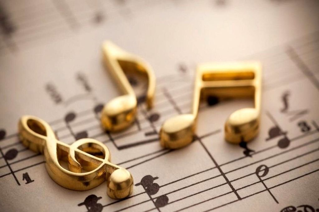 عکسی از نت موسیقی