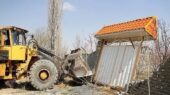 ساخت و سازهای غیر مجاز در اندیمشک تخریب شدند