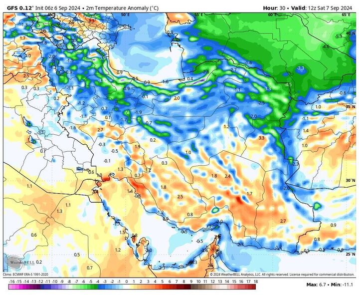 ورود موج جدید بارشهای پاییزی به کشور از روز جمعه
