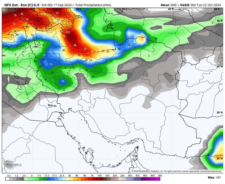 افزایش محسوس دمای هوا از ابتدای مهر؛ تشدید بارشها در ۱۲ استان