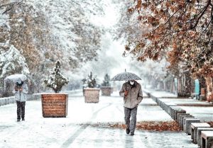 ۱۶ استان ایران زیر بارش باران و برف