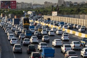 ترافیک وحشتناک در آزادراه کرج قزوین!