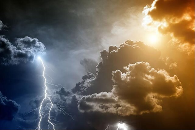 موج جدید باران و رعد و برق در نیمه شمالی ایران