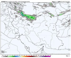 پیشبینی بارشهای سنگین از فردا