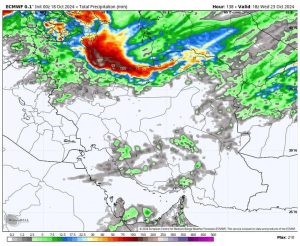 هشدار بارش‌های سنگین در سواحل شمالی و شمال غرب کشور
