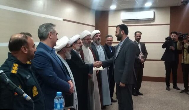 تغییر دادستان عمومی و انقلاب دامغان با حضور مقامات قضایی استان