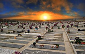 بهشت زهرا در تاریکی به دلیل سرقت کابل‌ها