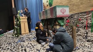 مراسم وداع با پیکر شهید خلبان حامد جندقی برگزار شد