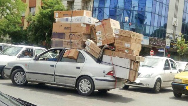 هشدار پلیس درباره حمل بار نامتعارف در خودروها