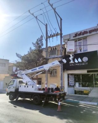 حل مشکل افت ولتاژ برق در بلوار امیرکبیر با پست جدید در یزد