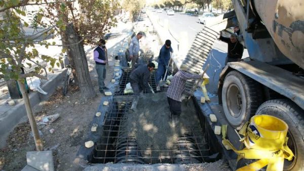پیشرفت ۹۰ درصدی پروژه دفع آب های سطحی در بلوار جمهوری اسلامی