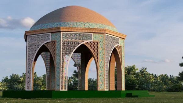 تشییع پیکر شهید گمنام در یزد همزمان با شهادت حضرت فاطمه (س)