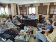 پیگیری توسعه خدمات فیبر نوری با انجمن داروسازان اراک در نشست بامدیر تجاری مخابرات منطقه  مرکزی
